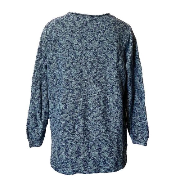 LOGO by Lori Goldstein Roll-Neck Marled Sweater - Picture 4 of 6